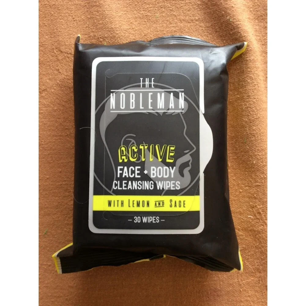 Nobleman Cleansing Wipes for Face and Body B4
